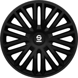 Sparco Wieldoppen Bergamo 16 Inch Abs Zwart 4 Stuks