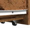 vidaXL - Badkamerkast - smal - met - wielen - bewerkt - hout - oud - houtkleurig