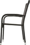 Stapelstoel Corona zwart