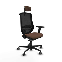 Bureaustoel Piqueras y Crespo D036G2H Zwart Donkerbruin