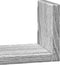 vidaXL - Wandschappen - 3 - st - bewerkt - hout - grijs - sonoma - eikenkleurig