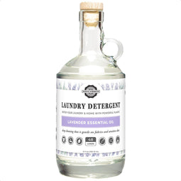 Rustic Strength Vloeibaar Wasmiddel - Neutraal Detergent - Hypoallergeen, Vegan & Vrij van parabenen - Lavendel & Limoen Etherische Oliën - 48 Wasbeurten