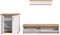 Furnilux Verona - Woonkamercombinatie - Praktische indeling - Bruin - 40x260x151cm