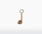 Houten Sleutelhanger – Muzieknoot – Esdoorn & Walnoot
