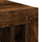 vidaXL - Salontafel - 100x100x35 - cm - bewerkt - hout - gerookt - eikenkleurig