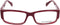 Unisex'Spectacle frame Ermenegildo Zegna VZ3535-09M8 ø 53 mm Red