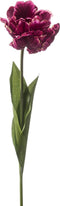 Emerald - Kunstbloem Tulp Paris 66cm donkerpaars - Kunstplanten voor binnen