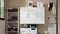SoBuy FRG231-L-W - Wandkast 3 Deuren - Verstelbare Plank - Wit 90x30x60cm