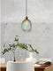 it's about RoMi Hanglamp Venice - Ovaal - Glas - Groen - 18x18x27cm