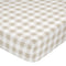 Verstelbaar onderlaken HappyFriday Basic Kids Beige 90 x 200 x 32 cm Vichy