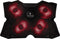 SureFire Bora - Gaming Cooling Base - Verstelbare steun met Achtergrondverlichting - Rood