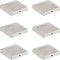 vidaXL - Paalkappen - 6 - st - piramide - 101x101 - mm - gegalvaniseerd - metaal