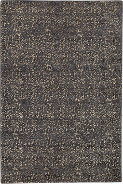 ESEL - Laagpolig vloerkleed - Donkergrijs - 140 x 200 cm - Viscose