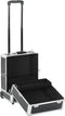 vidaXL - Make-up - trolley - 35x29x45 - cm - aluminium - zwart