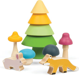 BigJigs - Stapelbare Bosvriendjes - Stapelspeelgoed - Vanaf 12 maanden
