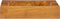 vidaXL - Wastafel - 50x35x10 - cm - massief - teakhout