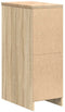 vidaXL - Garagekast - 30x51x85 - cm - massief - grenenhout - sonoma - eikenkleurig