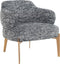 Richmond Fauteuil Venus black boho (Black/white)