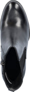 Tamaris dames boot - Chelsea-look - Leer - Zwart - Maat 39