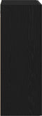 vidaXL - Wandkast - Zwart - Eiken - 69,5x34x90 - cm - Gelaagd - Hout