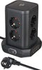 Brennenstuhl 1153560000 - Stopcontactsplitter 8-voudig - 4 USB-poorten - Zwart
