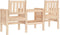 vidaXL - Tuinbank - met - tafel - 2-zits - massief - grenenhout