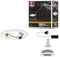 Paulmann Nova Plus - LED-inbouwlamp - Zwenkbaar 30° IP65 7W 460lm 2700K Wit mat Chroom