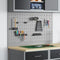 vidaXL - Pegboards - 2 - Pack - met - 8 - Accessoires, - Grijs, - 50x60 - cm, - Staal