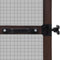 vidaXL - Hordeur - met - scharnieren - 100x215 - cm - bruin
