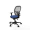 Piqueras y Crespo 1D036N0 - Bureaustoel - Verstelbare hoogte met armleuning - Marineblauw