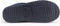 Warmbat Conner - Heren Sloffen - Suède met Merino Wol - Donkerblauw - Maat 46