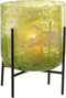 J-Line windlicht Staand Marmer - glas/ijzer - groen - large