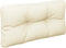 vidaXL - Palletkussens - 2 - st - stof - crèmekleurig