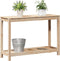 vidaXL - Oppottafel - met - schap - 108x35x75 - cm - massief - grenenhout