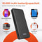 Nuvance Powerbank 10000 mAh - Snellader - 4 Poorten - Zwart