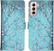 iMoshion Hoesje Geschikt voor Samsung Galaxy S21 Plus Hoesje Met Pasjeshouder - iMoshion Design Softcase Bookcase - Meerkleurig / Blossom