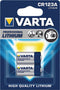 Varta CR123A - Foto batterij - Lithium 3V 1600mAh (2 stuks)
