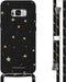 iMoshion Hoesje Geschikt voor Samsung Galaxy S8 Hoesje Met Koord - iMoshion Design Hoesje met Koord - Goud / Transparant