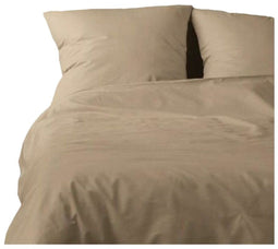 Dekbedovertrek set - 3 Onderdelen - 100% Katoen - Beige (3 stuks)