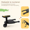 Safari meerijdplankje - Single Wheel - Voor Horizontale As minstens 23 cm - Diameter max. 2,5 cm -