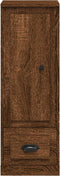vidaXL - Hoge - kast - 36x35,5x103,5 - cm - bewerkt - hout - bruin - eikenkleur