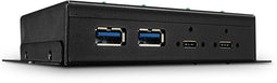 Lindy 43094 - USB 3.2 Gen 2 Hub - 4 poorten 10000 Mbit/s - Zwart