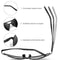 Traveltime® Aviator Zonnebril - Gepolariseerd - Unisex - Zwart