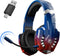 Phoinikas G9000 MAX - Gaming Headset - Ruisonderdrukking en LED-verlichting - Zwart