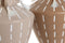 Vaas Home ESPRIT Bruin Lichtbruin Keramisch Koloniaal Franjes 15,5 x 15,5 x 17,1 cm (2 Stuks)