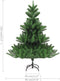 vidaXL - Kunstkerstboom - Nordmann - met - LED's - en - kerstballen - 120 - cm - groen