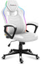 Huzaro Force 2.5 RGB - Gamingstoel - RGB LED-verlichting en ademende stof - Wit