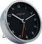 NeXtime - Wekker - 9 x 9 x 7.5 cm - Metaal - Zwart- 'Company Alarm'