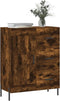 vidaXL - Dressoir - 69,5x34x90 - cm - bewerkt - hout - gerookt - eikenkleurig