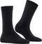 FALKE Softmerino - Dames sokken - Merinowol en katoen - Zwart 3009